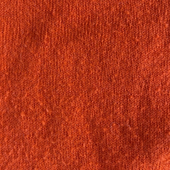 LOFT orange light weight sweater, SZ 0 - Picture 5 of 5
